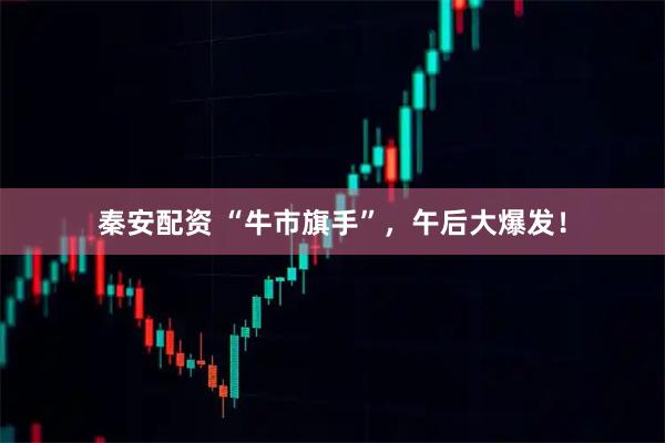 秦安配资 “牛市旗手”，午后大爆发！
