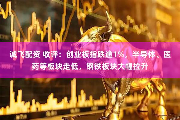 诚飞配资 收评：创业板指跌逾1%，半导体、医药等板块走低，钢铁板块大幅拉升