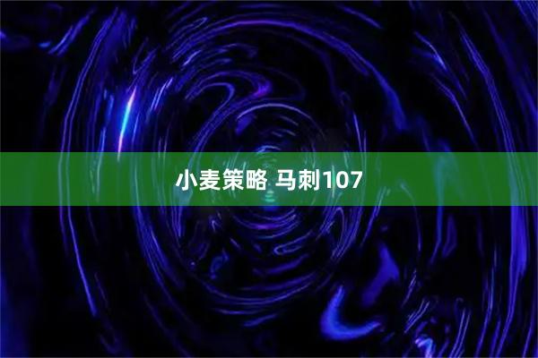 小麦策略 马刺107